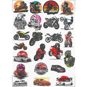 Car & Bike UV DTF Sticker Design Printing Services