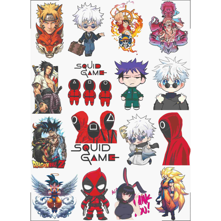 Anime'S Uv Dtf Sticker Printing Services &Amp; Manufacturer