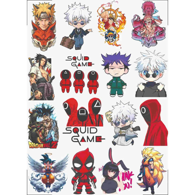 Anime'S Uv Dtf Sticker Printing Services &Amp; Manufacturer