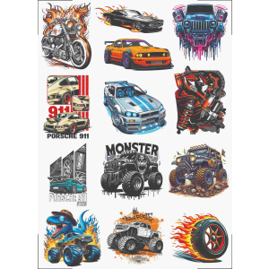 Car & Bike UV DTF Sticker Design Printing Services