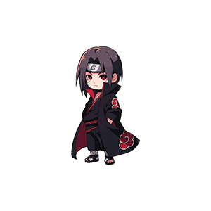 Chibi Itachi UV DTF Sticker – UVDTF023