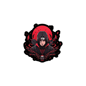 Itachi Uchiha UV DTF Sticker – UVDTF028