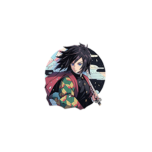 Giyu Tomioka UV DTF Sticker – UVDTF042