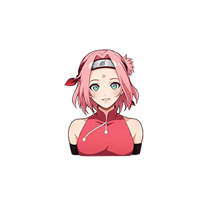 Sakura Haruno UV DTF Sticker – UVDTF047
