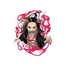 Nezuko Kamado UV DTF Sticker - UVDTF049