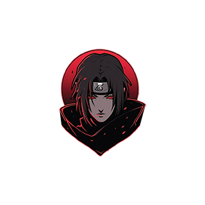 Itachi Uchiha UV DTF Sticker – UVDTF052
