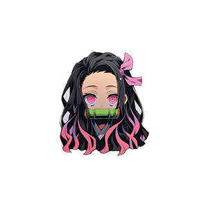 Demon Slayer Nezuko UV DTF Sticker  – UVDTF057