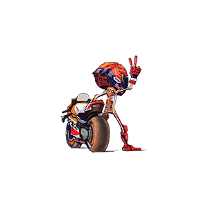 Jorge Lorenzo UV DTF Sticker –  UVDTF110