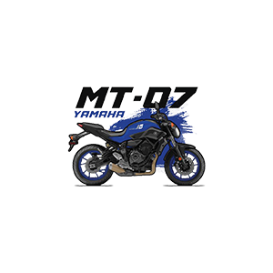 Yamaha MT-07 UV DTF Sticker – UVDTF118