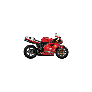 Ducati 996 UV DTF Sticker – UVDTF127