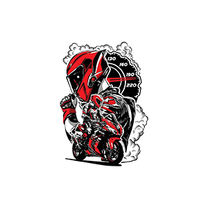 Bike aesthetic UV DTF Sticker – UVDTF158