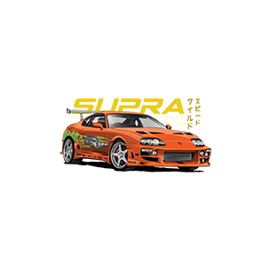 Toyota Supra UV DTF Sticker – UVDTF164