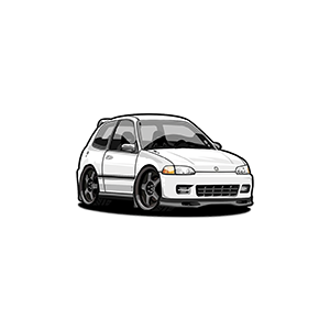 Honda Civic UV DTF Sticker – UVDTF180