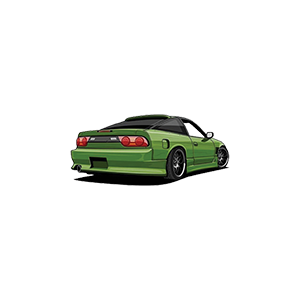 1997 Nissan 180 SX UV DTF Sticker – UVDTF185