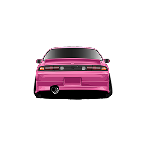 Nissan Silvia S14 UV DTF Sticker – UVDTF186
