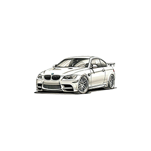 BMW M3 UV DTF Sticker – UVDTF217