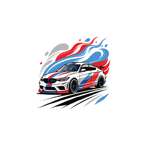 BMW M4 UV DTF Sticker – UVDTF228