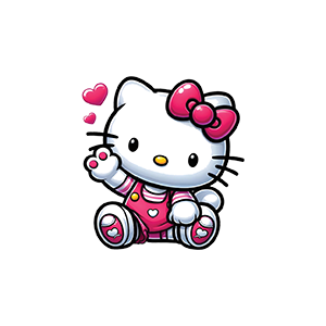 Hello Kitty UV DTF Sticker – UVDTF263