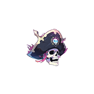 Aesthetic Skull in Pirate Hat UV DTF Sticker – UVDTF295