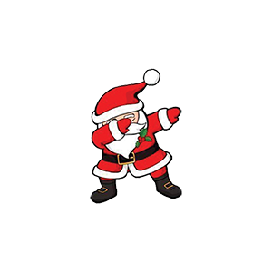 Dabbing Santa Claus Christmas Dab UV DTF Sticker – UVDTF308