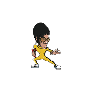 Kung fu UV DTF Sticker – UVDTF312