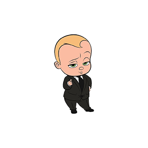 The Boss Baby UV DTF Sticker – UVDTF325