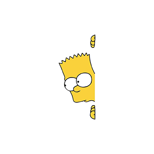 Bart Simpson UV DTF Sticker – UVDTF335