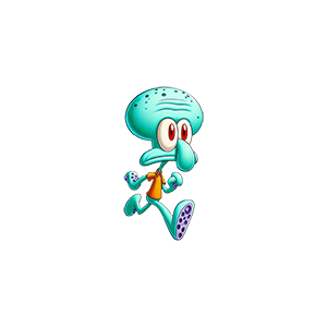 Squidward UV DTF Sticker – UVDTF409