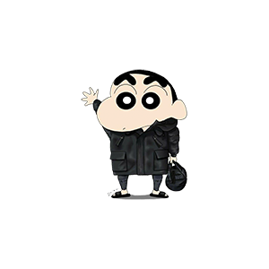 Bussiness Man Shinchan UV DTF Sticker – UVDTF418