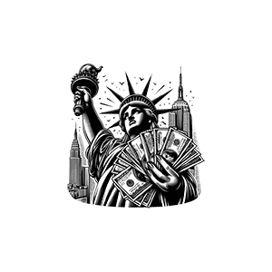 New york money UV DTF Sticker – UVDTF495