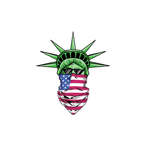 American flag UV DTF sticker – UVDTF502