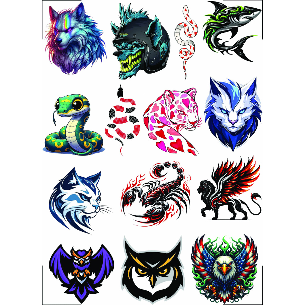 Animal'S Uv Dtf Sticker Printing Services &Amp; Manufacturer