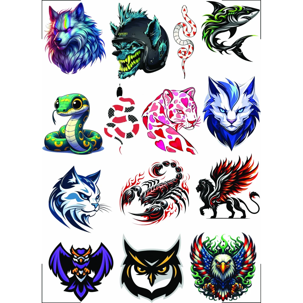 Animal'S Uv Dtf Sticker Printing Services &Amp; Manufacturer