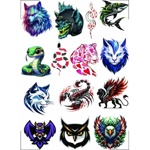 Animal's UV DTF Sticker Printing Services & Manufacturer