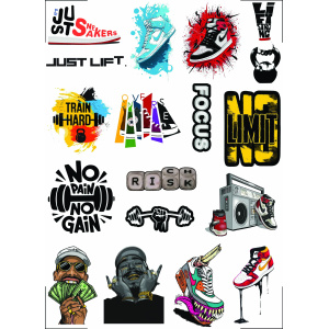 Brand Sticker Design Uv Dtf Sticker Printing Services