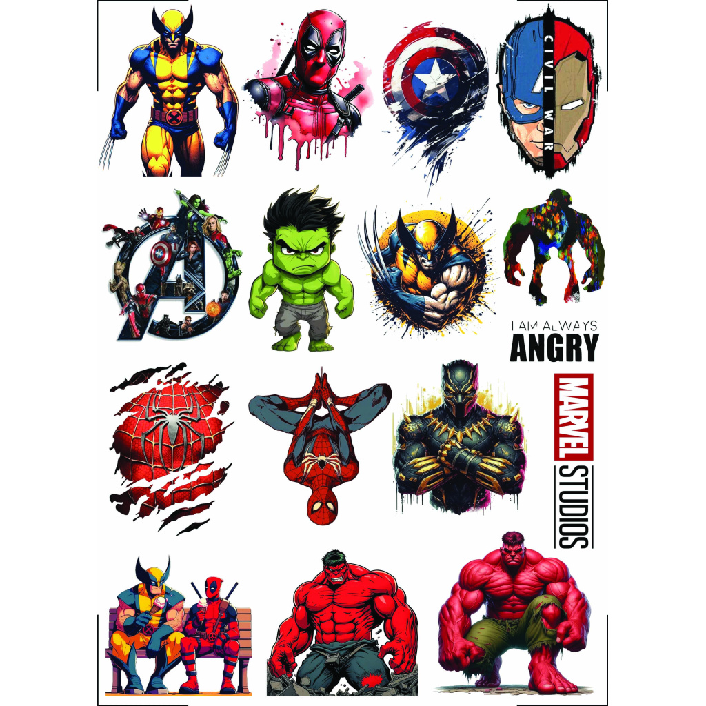 Marvel'S Uv Dtf Sticker Printing Services &Amp; Manufacturer