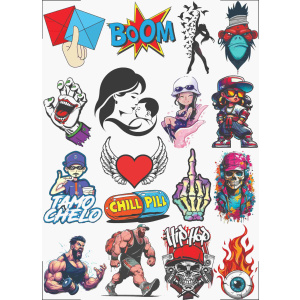 Other UV DTF Sticker Design Printing Services