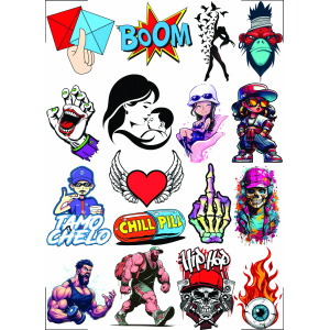 Other UV DTF Sticker Design Printing Services