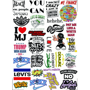 Logo UV DTF Sticker Design Printing Services