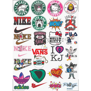 Logo UV DTF Sticker Design Printing Services