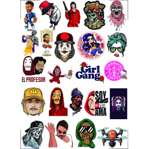 Brand UV DTF Sticker Design Printing Services