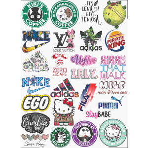 Brand UV DTF Sticker Design Printing Services