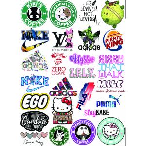 Brand UV DTF Sticker Design Printing Services