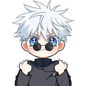 Satoru Gojo UV DTF Sticker – UVDTF 1125