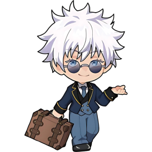 Satoru Gojo UV DTF Sticker – UVDTF 1150