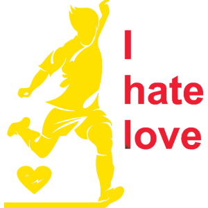 I hate love UV DTF Sticker – UVDTF 1154