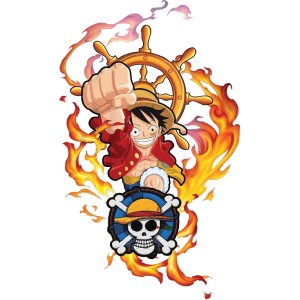 Monkey D. Luffy UV DTF Sticker – UVDTF 1168