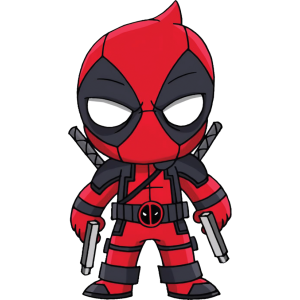 Deadpool UV DTF Sticker – UVDTF 1189