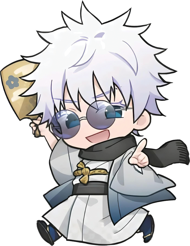 Satoru Gojo UV DTF Sticker - UVDTF 1192