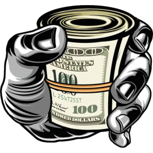 Money roll UV DTF Sticker – UVDTF 1204